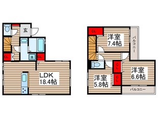 Ｋｏｌｅｔ増尾の物件間取画像